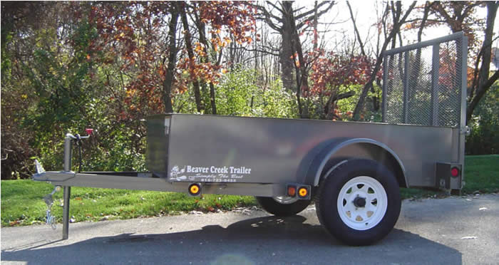 single axle trailer